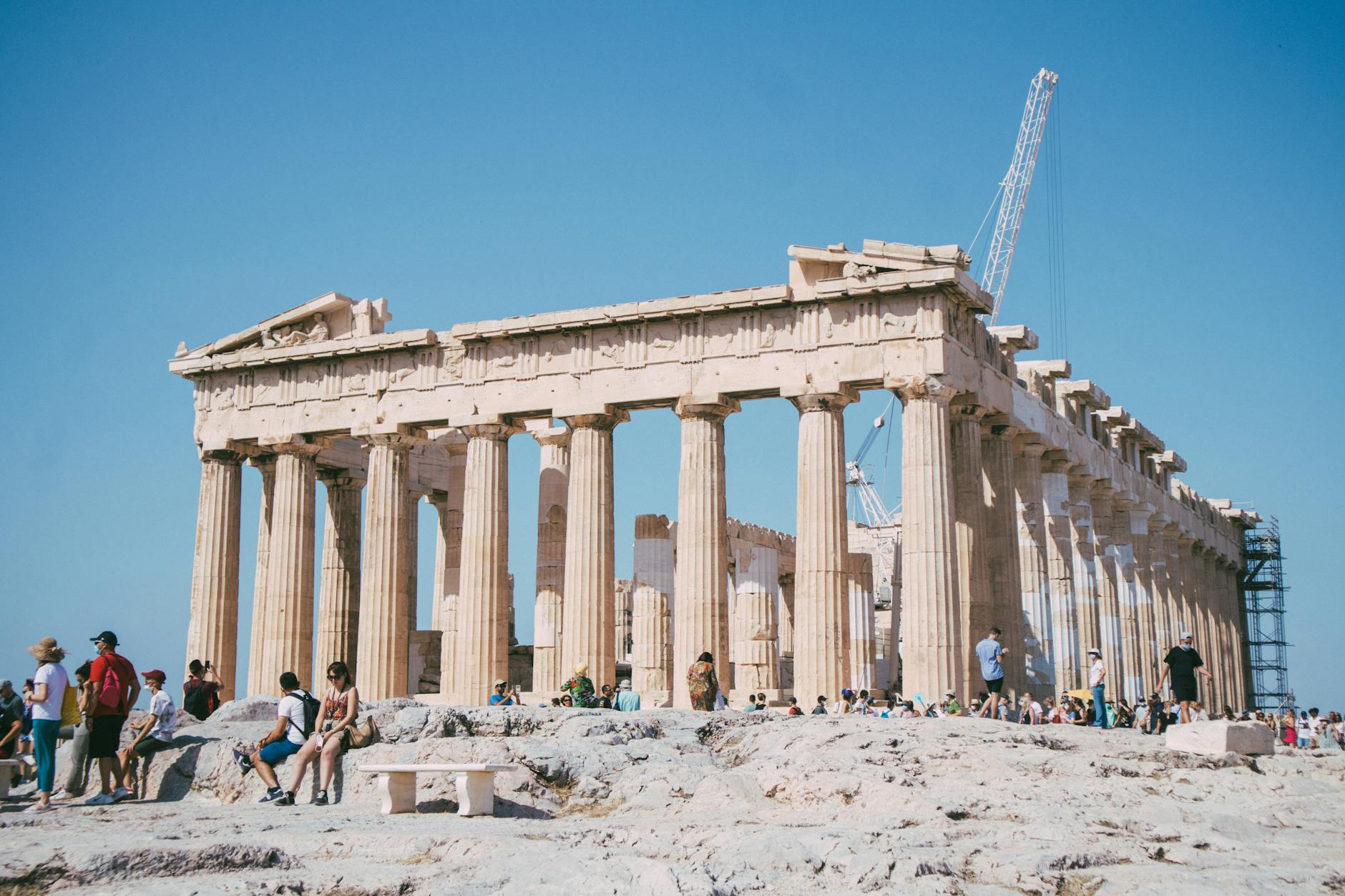The Acropolis above Plaka