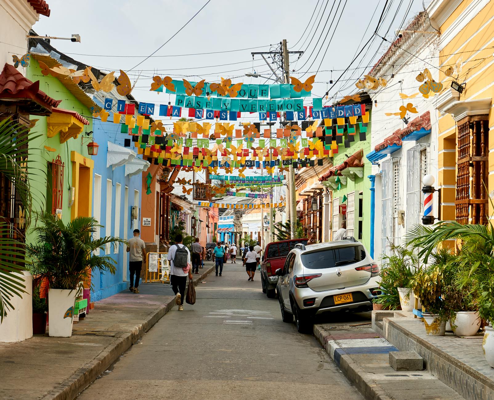 Cartagena's painted balconies