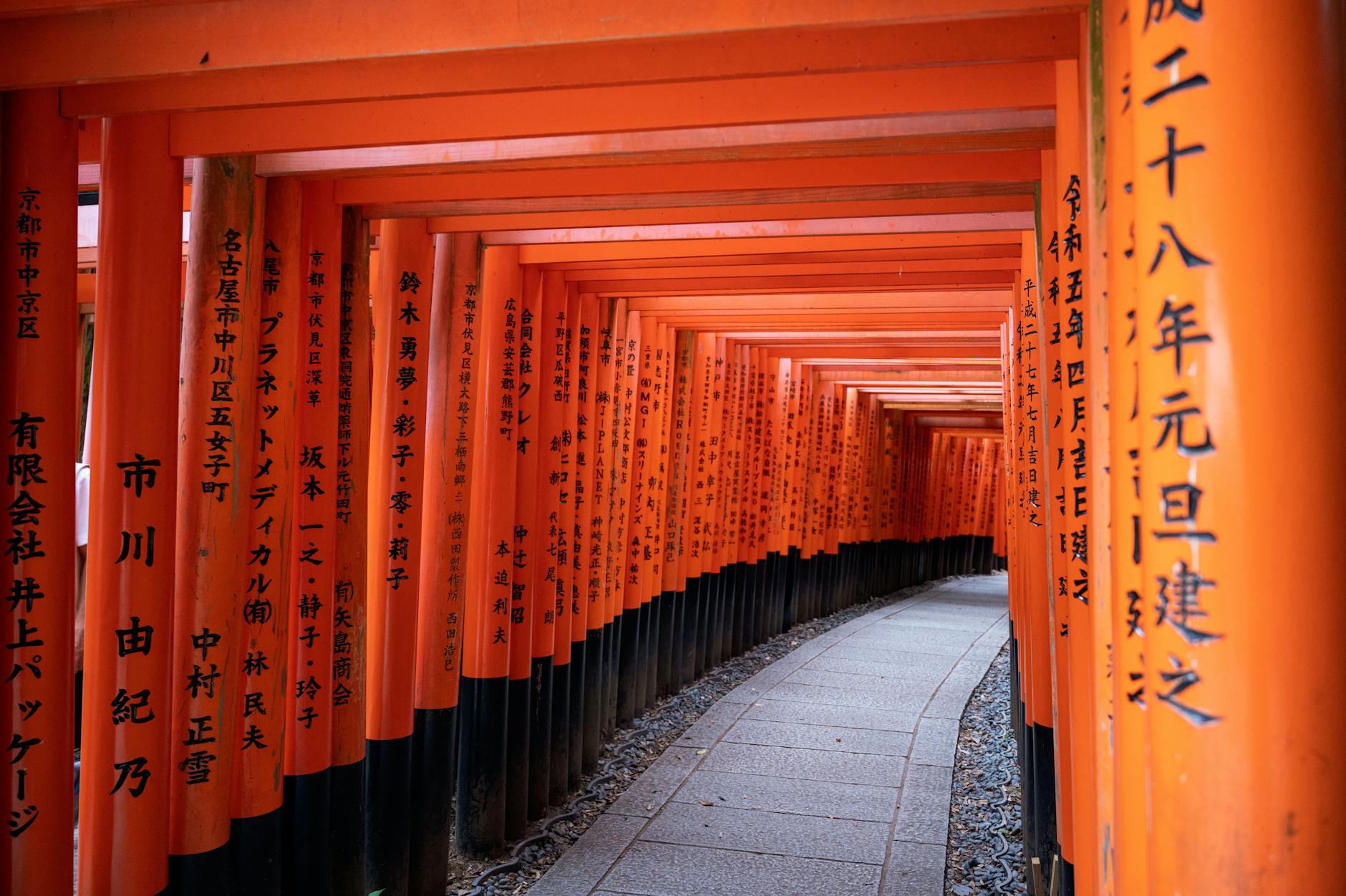 Fushimi Inari torii path, Kyoto