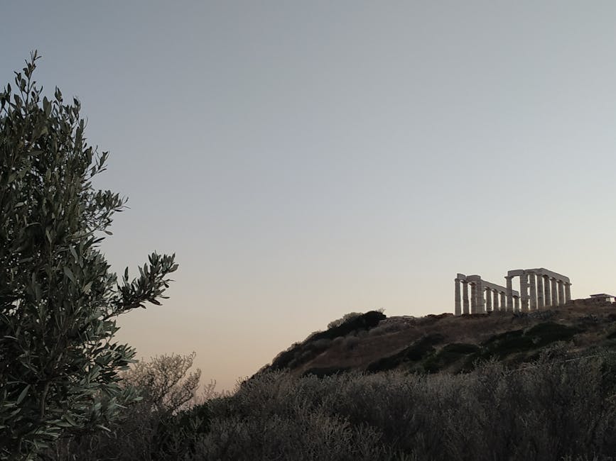 Cape Sounion sunset