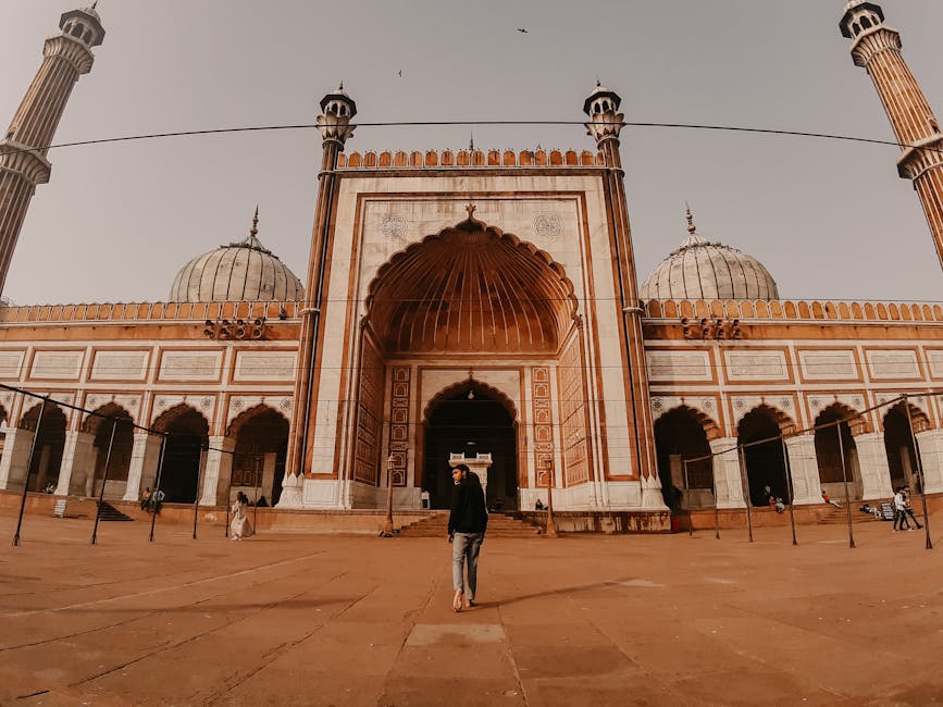 Old Delhi: Red Fort + Jama Masjid + food walk