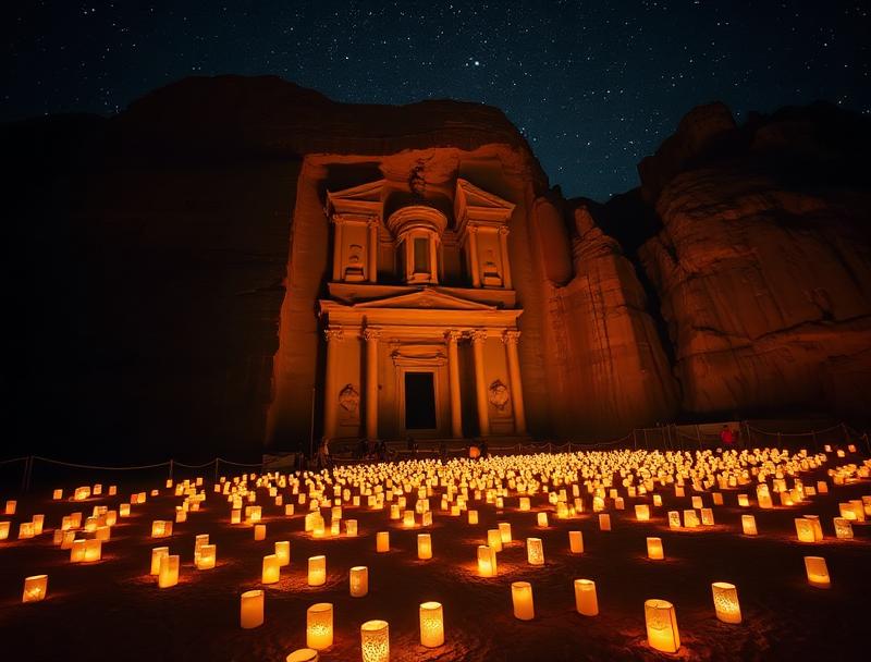 Petra by Night