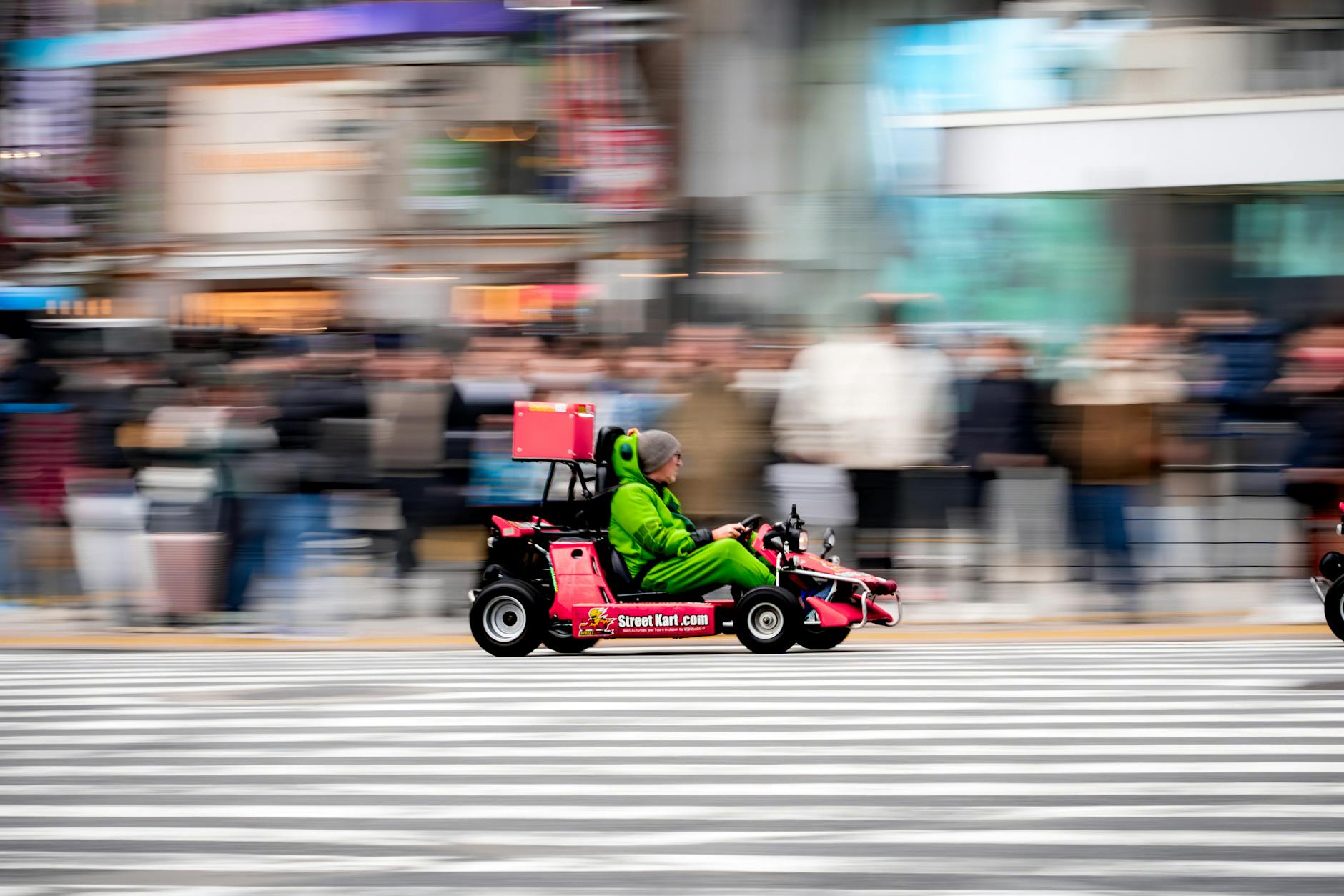 Mario-style street go-karting