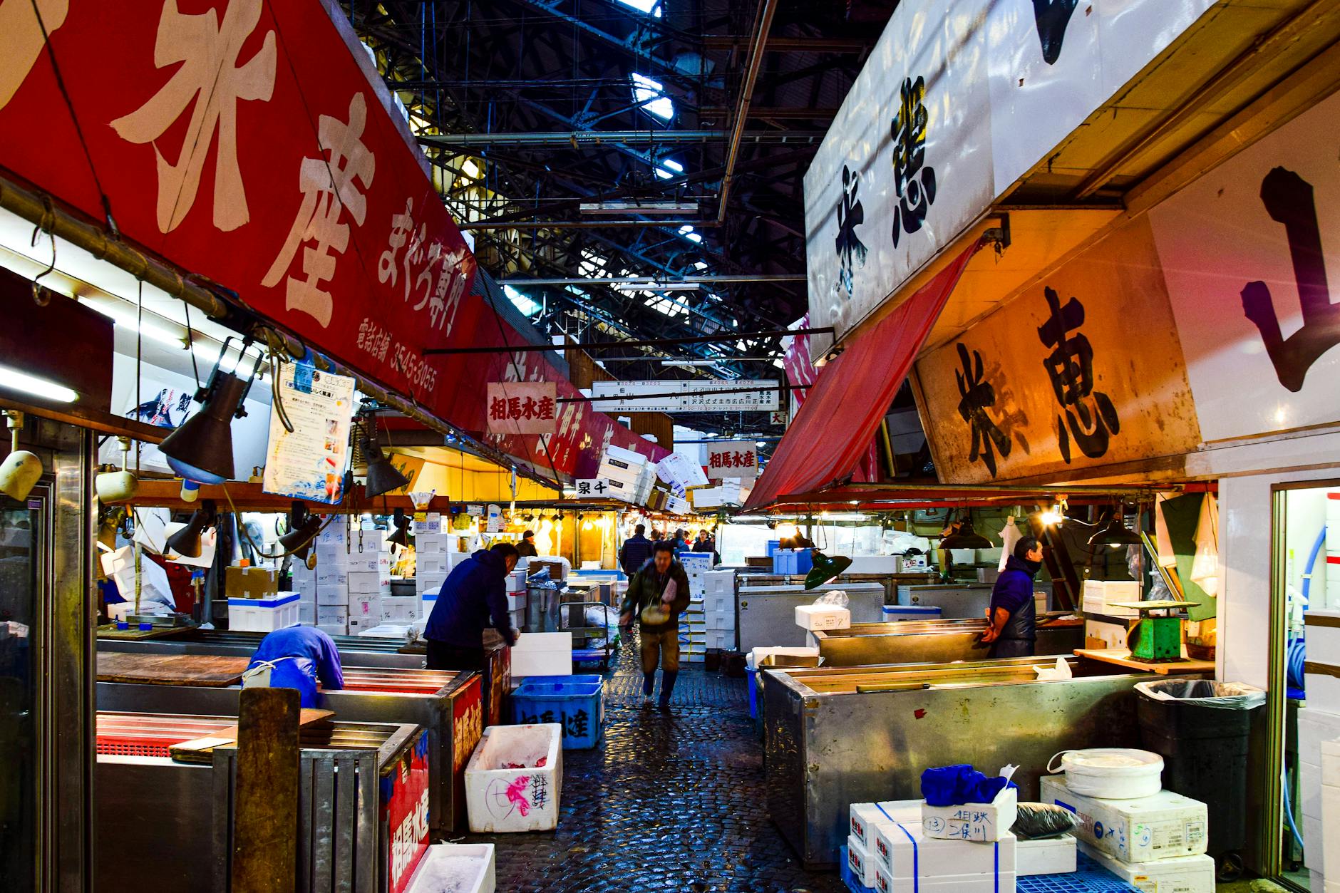 Toyosu fish market + Tsukiji outer