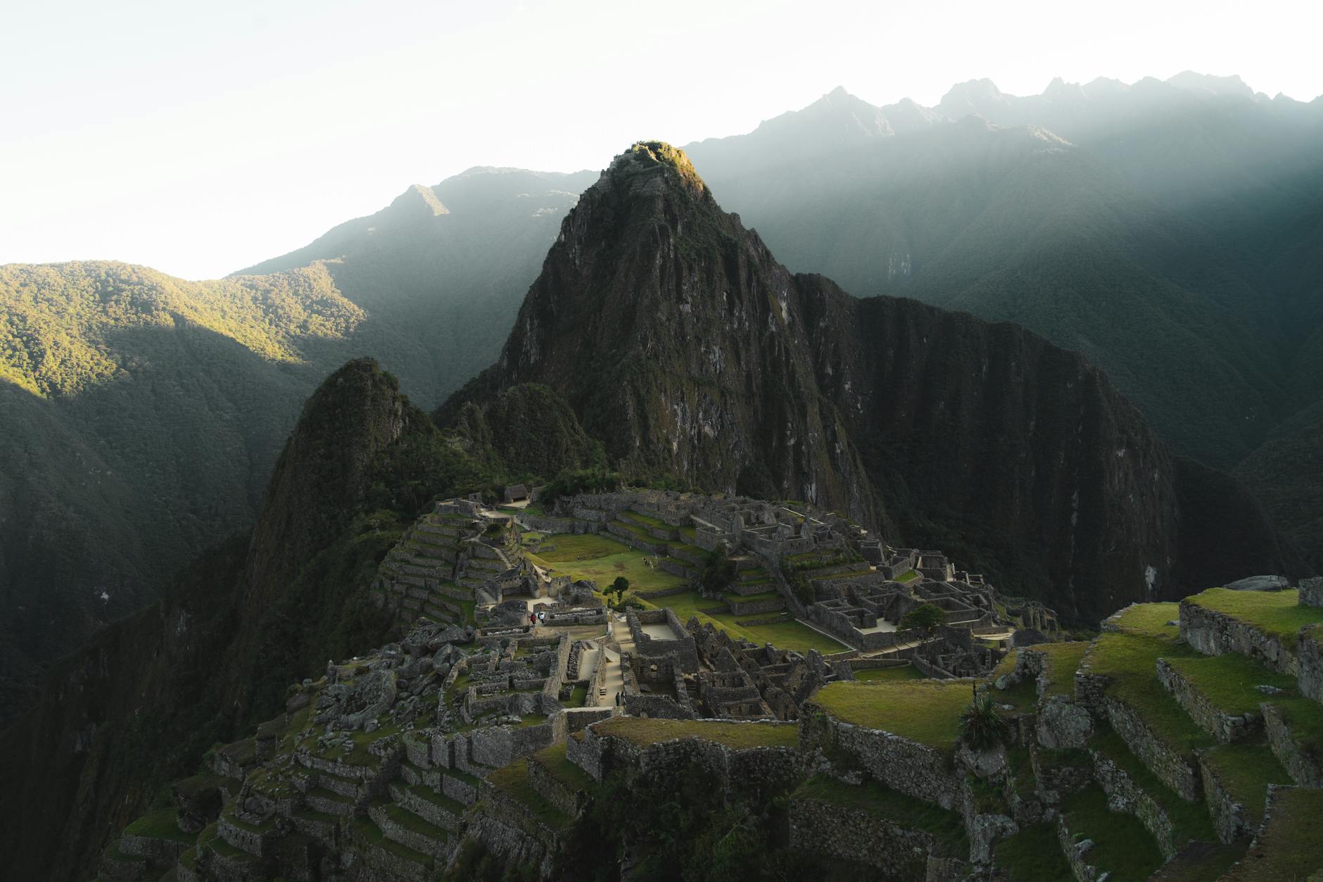 Machu Picchu emerges from the cloud