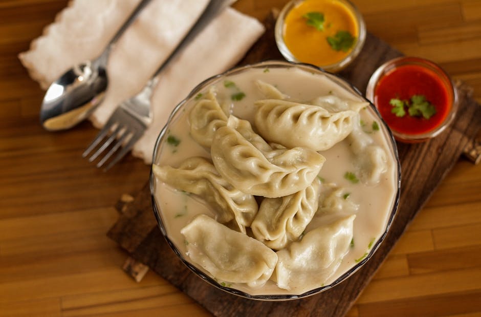 Newari momo + thakali set lunch