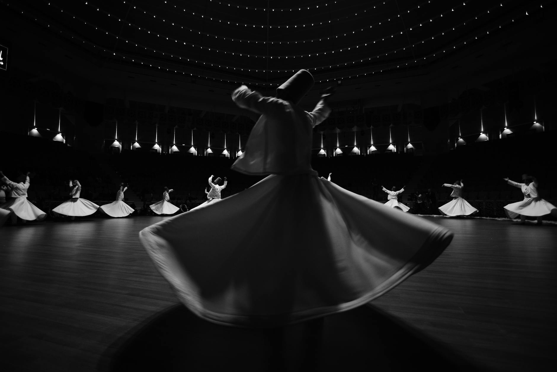 Whirling dervish ceremony