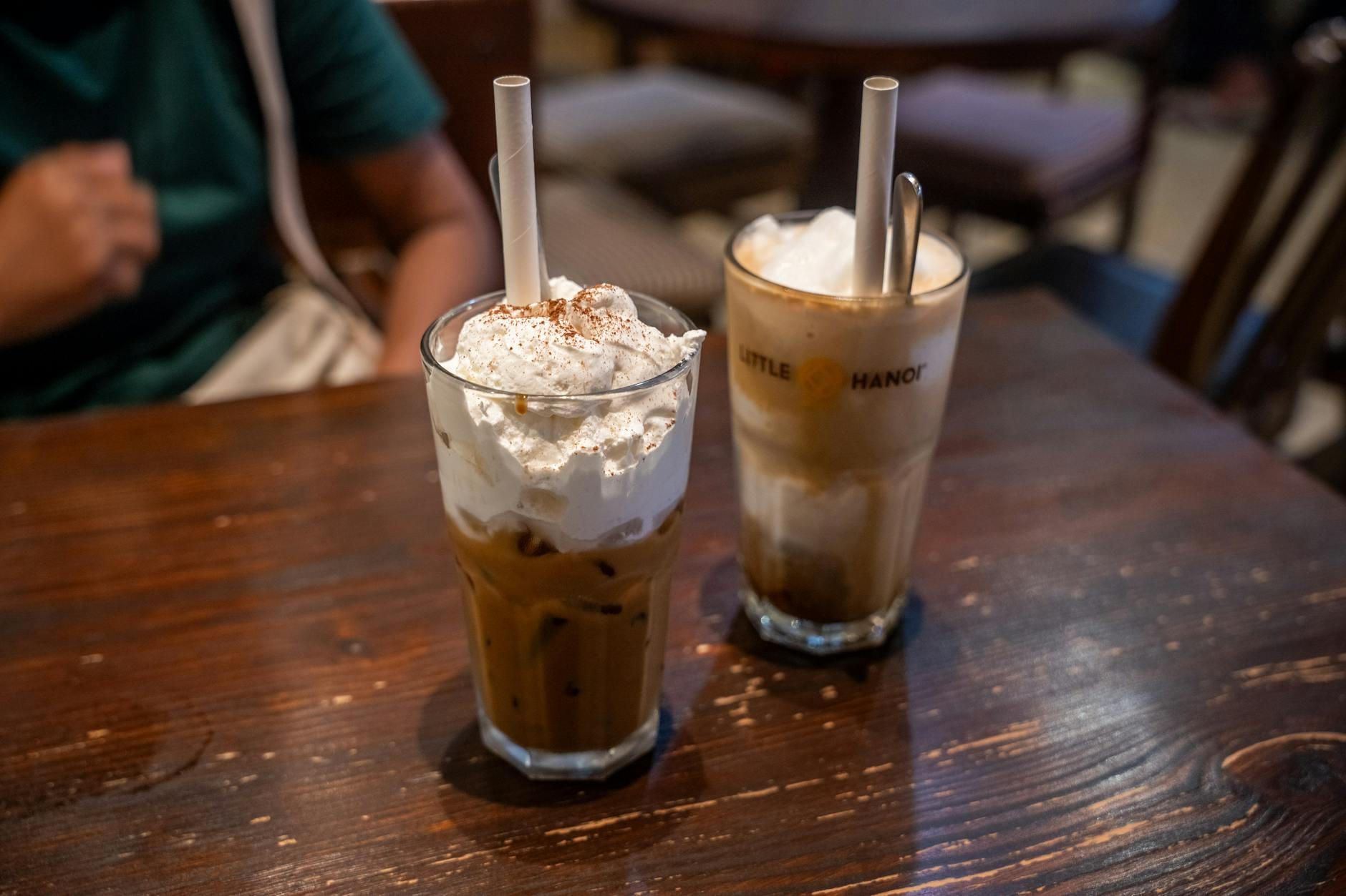 Egg coffee class at Cafe Giang