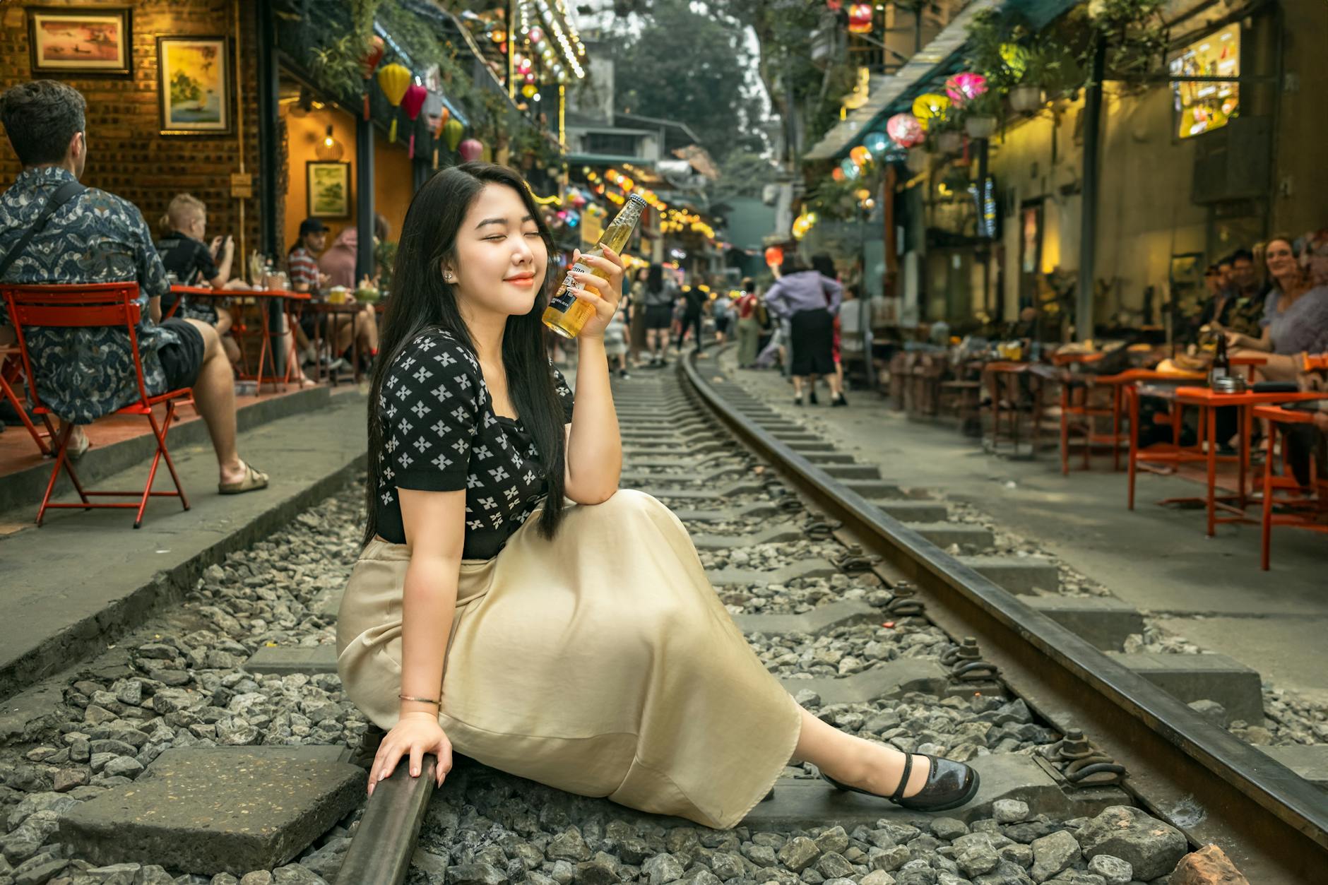 Train Street coffee